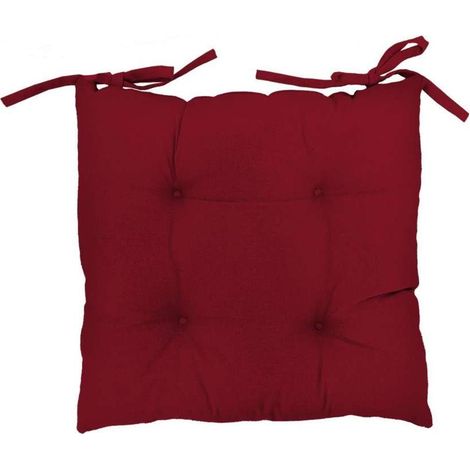 Cuscino Coprisedia Bordeaux in Cotone 40x40 cm