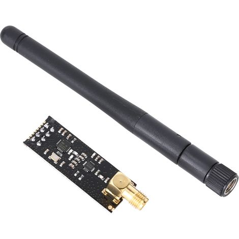 Module de communication émetteur-récepteur sans fil 2,4 GHz NRF24L01+PA+LNA 1100 m avec antenne SMA (1/5)