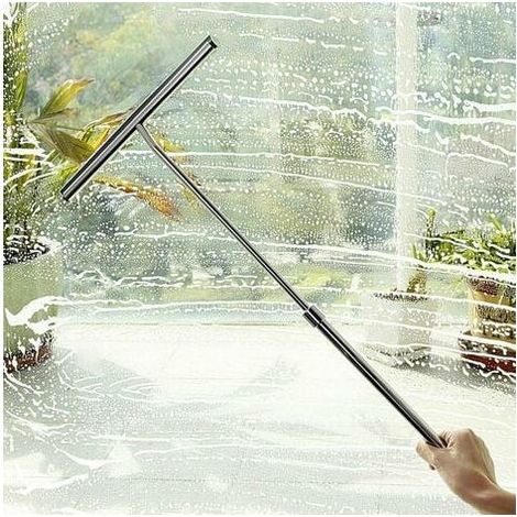 royaluxe - Raclette de douche télescopique avec lame en silicone pour salle de bain, cuisine, voiture (1/5)