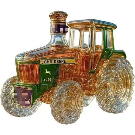 Carafe à Whisky en Verre Forme Tracteur - Décoration Bar Maison