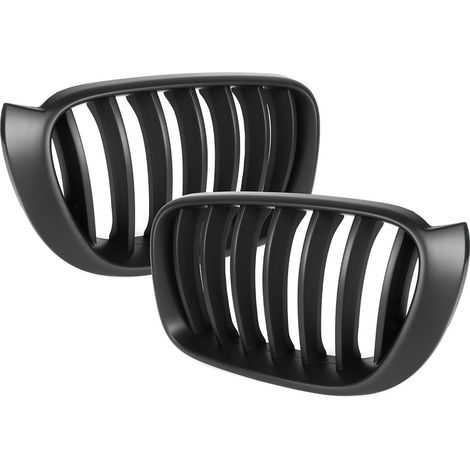 BMW X3 F25 X4 F26 14-17 griglie tra i fari (reni) sinistra + destra set NERO OPACO