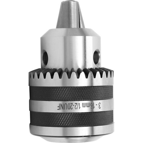 Spannbereich 3–16 mm (1/8"–5/8"), Schlüsselfutter, Schaft 1/2-20 UNF mit Schlüssel (1/5)