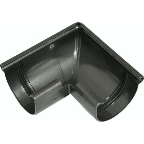 Außenecke 90° Eckstück außen RG 100, Anthrazit-Metallic Dachrinnen Kunststoff