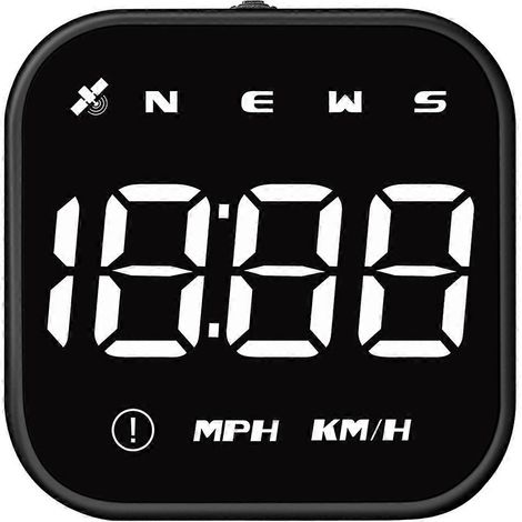Alarme de conduite en état de fatigue avec affichage de la vitesse GPS pour voitures (1/2)