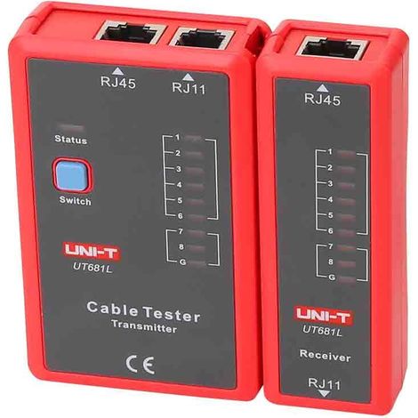 Tester Cables De Red RJ45 Y Telefono RJ11, RJ12