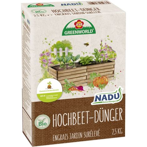 ASB Greenworld Bio Hochbeetdünger Nadu 2,5 kg Dünger
