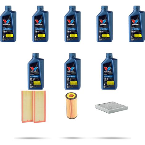 Kit tagliando 3 FILTRI e 8L OLIO compatibile con Mercedes Classe SLK (R171) 350 200kw Dal 2004 (1/5)