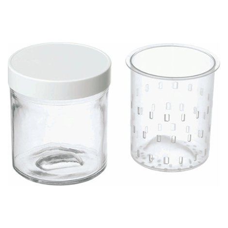 Cuisinart - glazen potjes yoghurtbereider - set 2st - 250ml - ym402e - 3030050060379 (1/3)