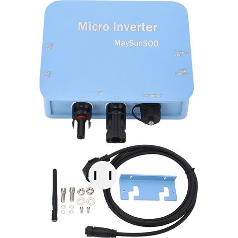 Onduleur Solaire Micro Inverseur MPPT WiFi Connecté au Réseau 120V IP65 Étanche Prise US (1/5)