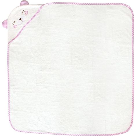 Kapuzenbadetuch, niedliche, weiche und atmungsaktive Decke mit Waschlappen für Babys (Jungen und Mädchen)