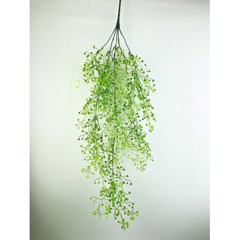 Guirlande de fleurs artificielles suspendue, plante pour la maison, le jardin et la décoration de mariageblanc (1/5)