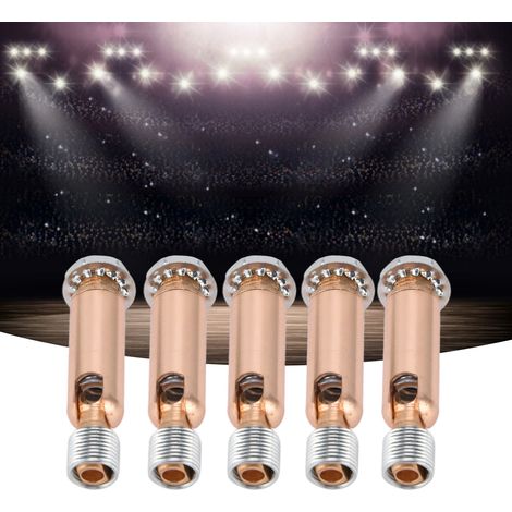Projecteur universel à tête M10 avec déviateur de vitesse externe et adaptateur M12, accessoires d'éclairage LED or rose (1/5)