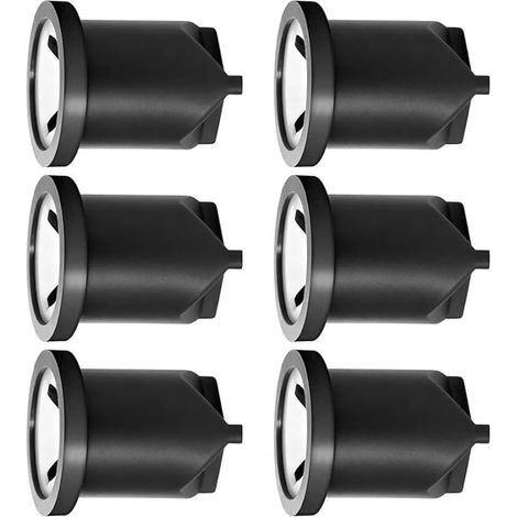 Kit de réparation de disjoncteur à vide de 6 ensembles, matière plastique anti - rouille et anti - siphon pour remplacer l'unité endommagée, noir (1/5)