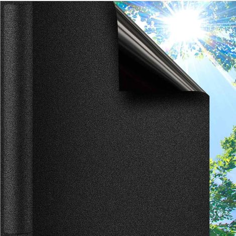 Folie Para Ventana - Opaca - Protección Contra Miradas - Adhesión Estática Sin Pegamento - Para Dormitorio Baño Oficina - 1 Unidad (1/5)