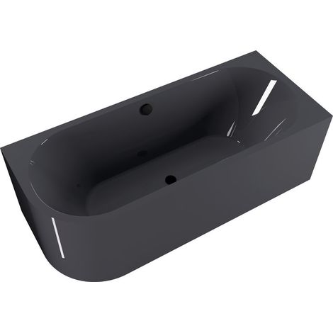 VIVA R MONOLITH Baignoire asymétrique 170x75x60cm, gris (1/4)