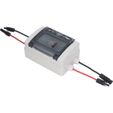 Disjoncteur CC pour protection contre les surcharges, sectionneur solaire photovoltaïque avec boîtier étanche IP65, 500 V, 16 A