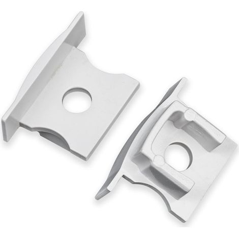 1 Paar Endkappen für LED Einbau-Profil 15x18mm (1650, 4592)