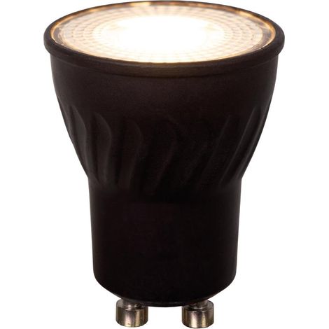 Ampoule led - Ø 3,5 cm - LED Dim to warm - GU10 (MR11) - 1x4W 2200K/3000K - Noir (1/5)
