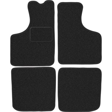 Tappetini in velluto per auto: Skoda 100S / 100L berlina (1969-1977) antracite (1/5)