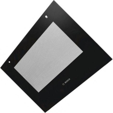 Vitre extérieure d'origine 593X464 mm – Compatible avec four et cuisinière Bosch – Verre trempé résistant à la chaleur