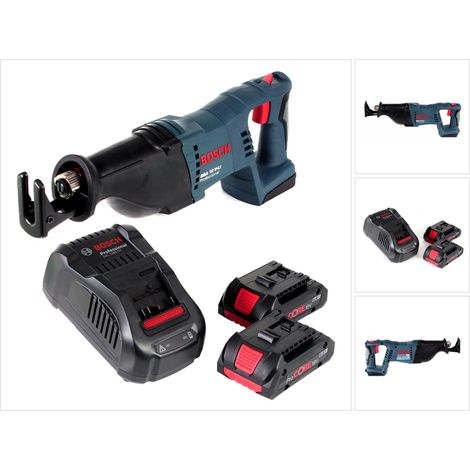 Bosch GSA 18 V-Li Akku Säbelsäge 18V + 2x Akku 4,0Ah + Ladegerät