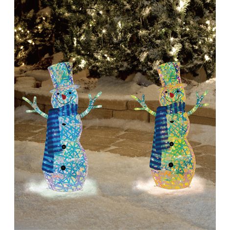 TrendLine LED Schneemann 120 cm warmweiß-kaltweiß 0