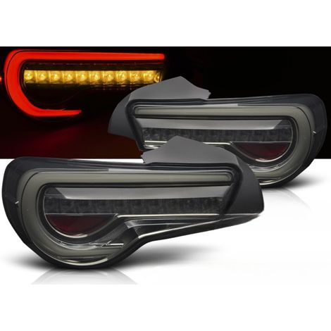 Paire de feux arriere Toyota GT86 de 2012 a 2021 FULL LED BAR Fume Dyn (1/5)