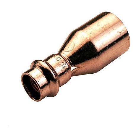 Mamelon réduit mâle-femelle à sertir 6243 Ø18-16 tube cuivre chauffage et sanitaire - THERMADOR 62431816