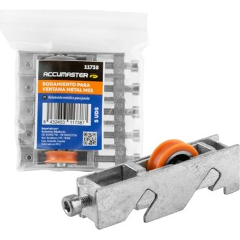 Rodamiento Metálico Para Ventanas M01 Marca 5 Unidades