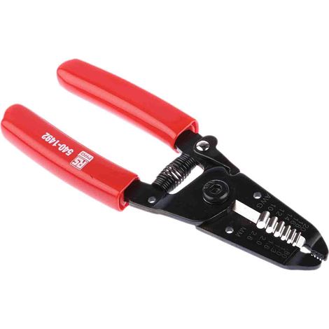 Pince à dénuder RS PRO pour fil Solide 0.8 2.6mm, long totale 155 mm ( Prix pour 1 ) (1/4)