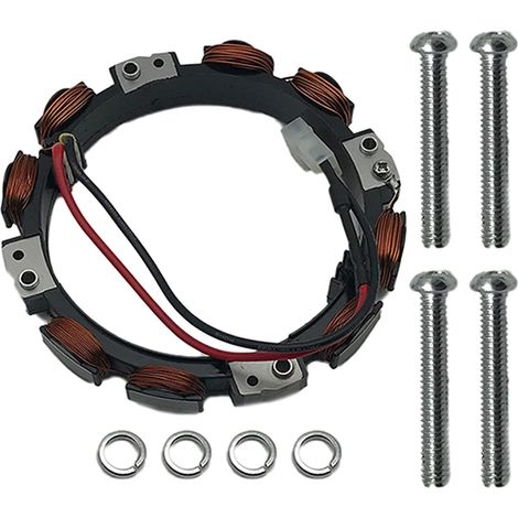 592831 Stator de Rechange pour Alternator 696459 393800 691063 393474 Compatible avec Moteur Snowthrower 19E400 19F400 19K400. (1/5)