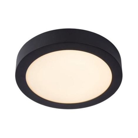 Lucide 28116/24/30 - Plafoniera in alluminio, 15 W, colore: Nero
