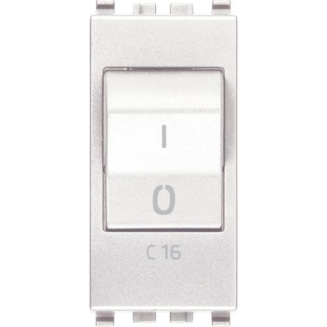 VIMAR - 20405.16.B Interruttore MT 1P+N C16 120-230V bianco