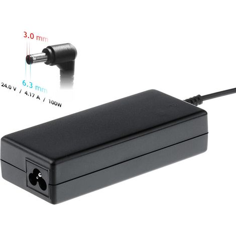 Fuente de alimentación Zebra Akyga AK-ND-73 GK420T GK420D GX430T GT800 24V 4.14A 6.3x3.0 mm (1/4)