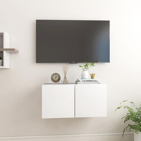 TV-Hängeschrank Weiß 60x30x30 cm (1/5)