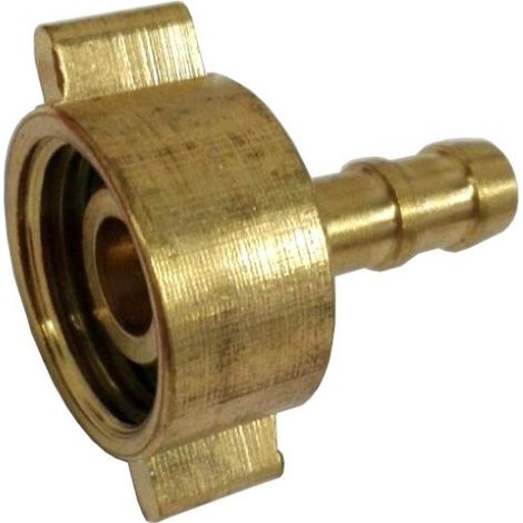 E'merillon en laiton presse' avec raccord de tuyau pour tuyaux   1/4 "x 8 mm