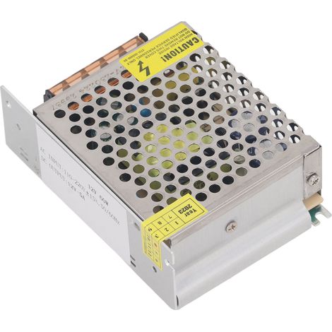 Convertisseur régulé à découpage 110-220V vers 12V 5A 60W transformateur adaptateur pour ruban LED projet PC vidéosurveillance (1/5)