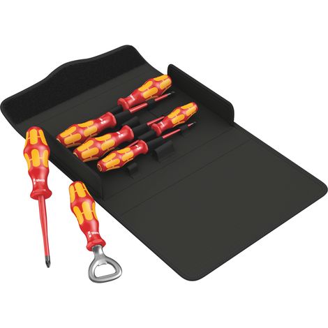 WERA 05136022001 KRAFTFORM 100 IS/7 SET 2 JEU DE TOURNEVIS VDE, 7 PIÈCES (1/5)