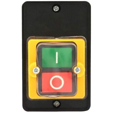 Pair Interrupteur de commande étanche KA0-5H interrupteur à bouton-poussoir marche/arrêt AC 220V/380V 10A interrupteur à bouton-poussoir avec Base