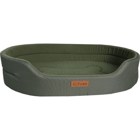 Lit pour chien et chat vert taille L 65×45×14cm, tissu Oxford anti-morsures, antihumidité, toutes saisons, lavable, pour animaux ≤10kg (1/5)