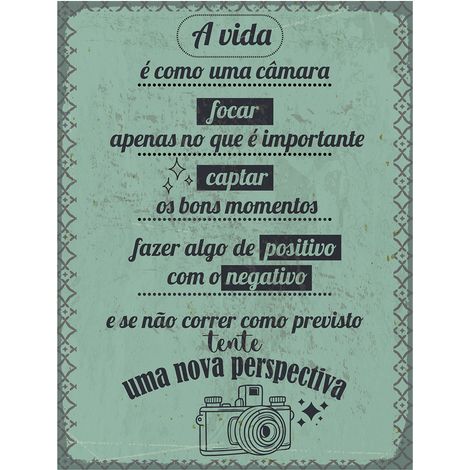 Signes Grimalt Placa De Metal Adorno Pared Adorno Pared Portugues Placas Metal Verde 1x25x33cm 30348