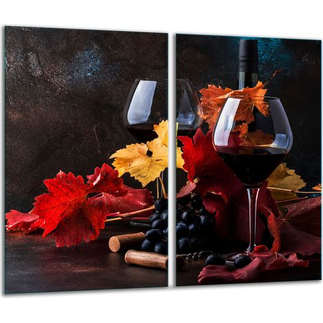 Tablero de corte de vidrio 2x 30x52 vino (1/5)