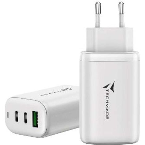 Caricabatterie Usb-C/Usb-A 65W Fast Charge (Tm-P937-Wh) Bianco