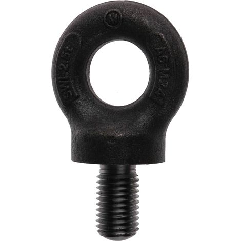 Anneau de levage, en Acier au carbone, diamètre 77 mm, M24, 2.5t de charge ( Prix pour 1 )