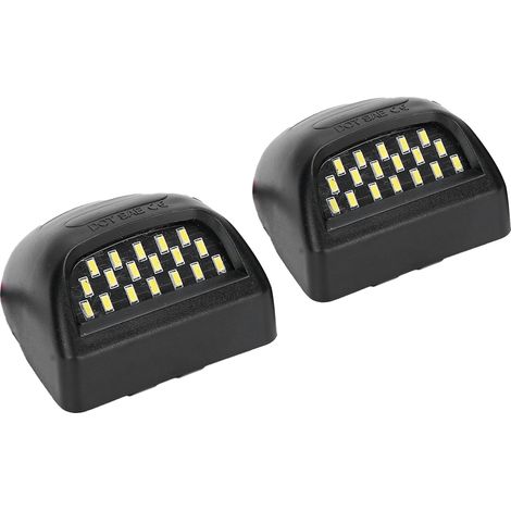 2 Feux de plaque d'immatriculation 18 LED 12V 22794700 pour Chevrolet Silverado 1500 2500 3500 (1/5)