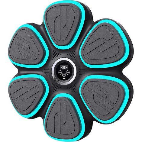 Intelligentes Boxtrainingsgerät mit Bluetooth-Funktion - Wandmontierte elektronische Zielscheibe - Typ-C-Ladeanschluss - Boxtrainingsmatte für Box-Agilität und Reaktionszeit.