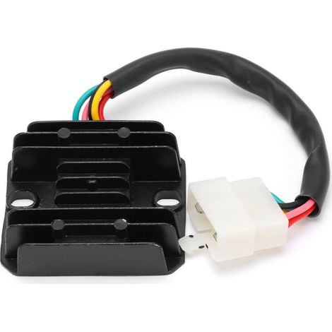 Régulateur de tension pour scooter 125cc 150cc moteur GY6, pièce de rechange adaptée pour assurer la stabilité de l'alimentation électrique du véhicule (1/5)