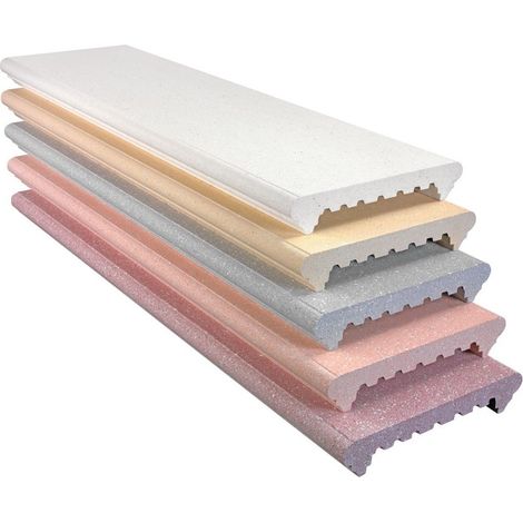 COPRIMURO SIMIL MARMO ROMPI GOCCIA PROFILO TORATO LEVIGATO - Bianco Roccia - size interno 11,5 cm