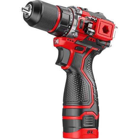 Perceuse électrique sans fil brushless 120 N·m – marteau perforateur impact, mandrin métallique, outil de vissage puissant (1/5)