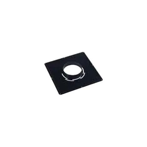 Piastra posteriore in acciaio inossidabile nero 40x40, D.155